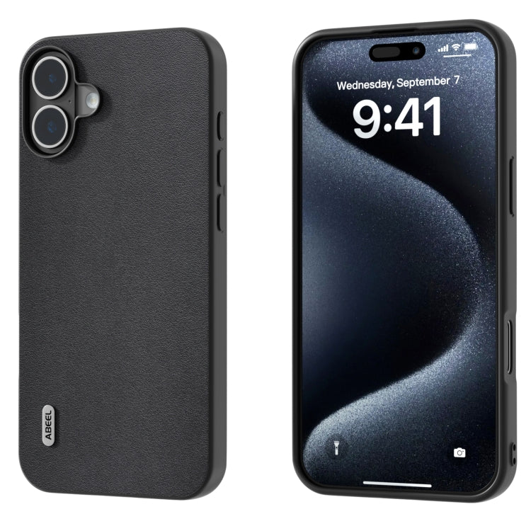 ABEEL Genuine Leather Xiaoya Series Phone Case, For iPhone 16 Pro Max, For iPhone 16 Pro���������...
