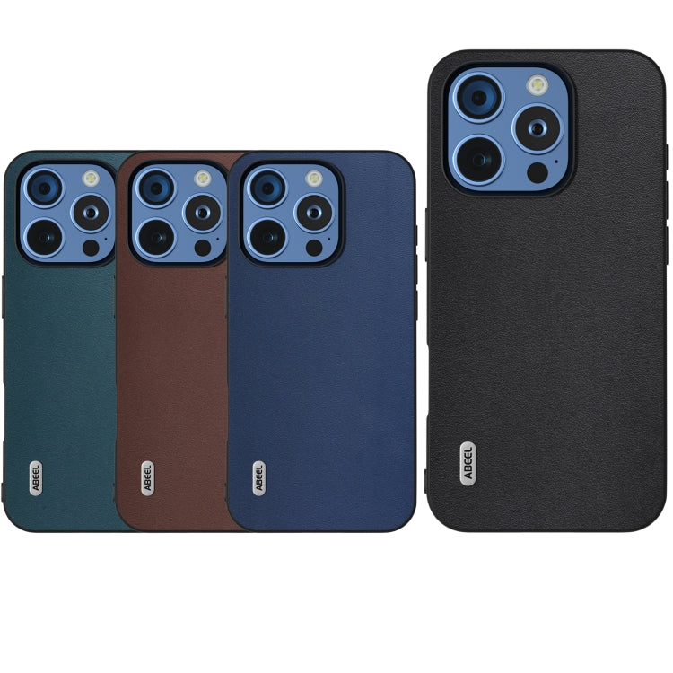 ABEEL Genuine Leather Xiaoya Series Phone Case, For iPhone 16 Pro Max, For iPhone 16 Pro���������...