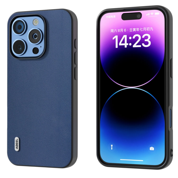 ABEEL Genuine Leather Xiaoya Series Phone Case, For iPhone 16 Pro Max, For iPhone 16 Pro���������...