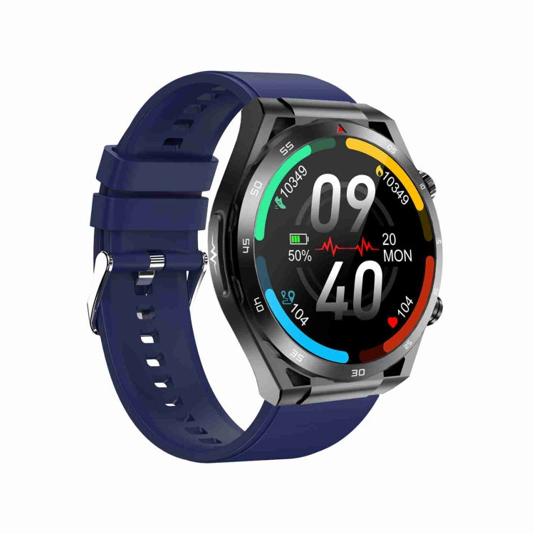 ET450 1.39 inch IP67 Waterproof Silicone Band Smart Watch, Support ECG / Non-invasive Blood Gluco...