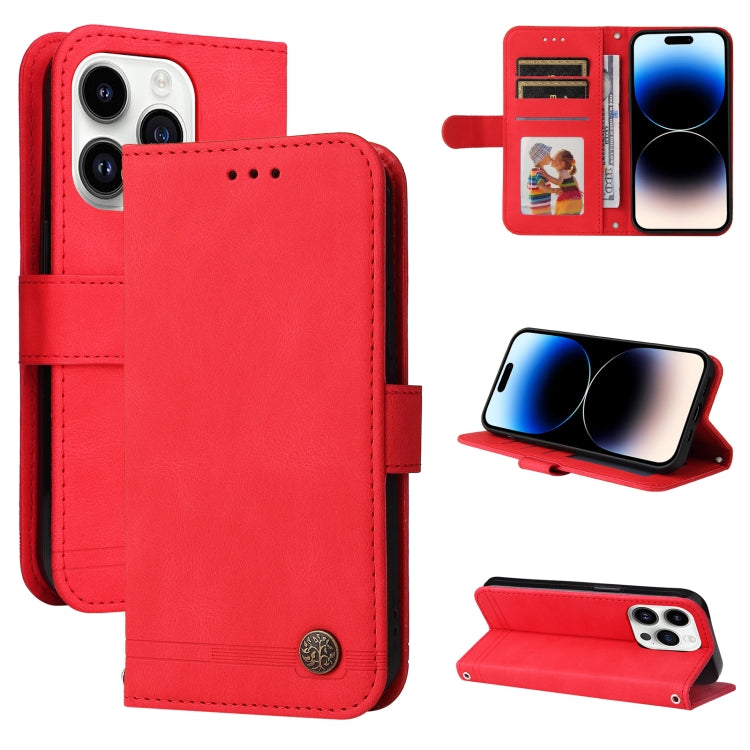 Skin Feel Life Tree Leather Phone Case