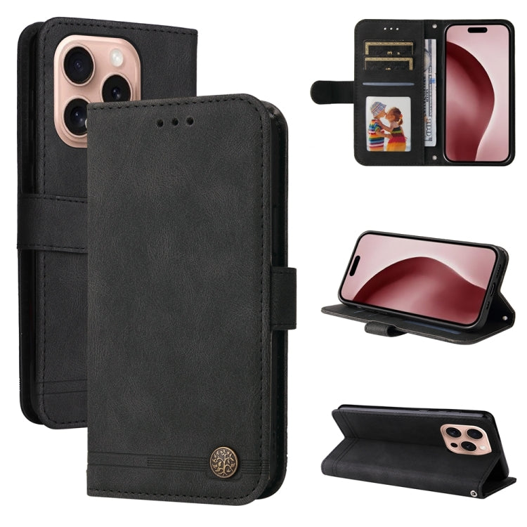 Skin Feel Life Tree Leather Phone Case