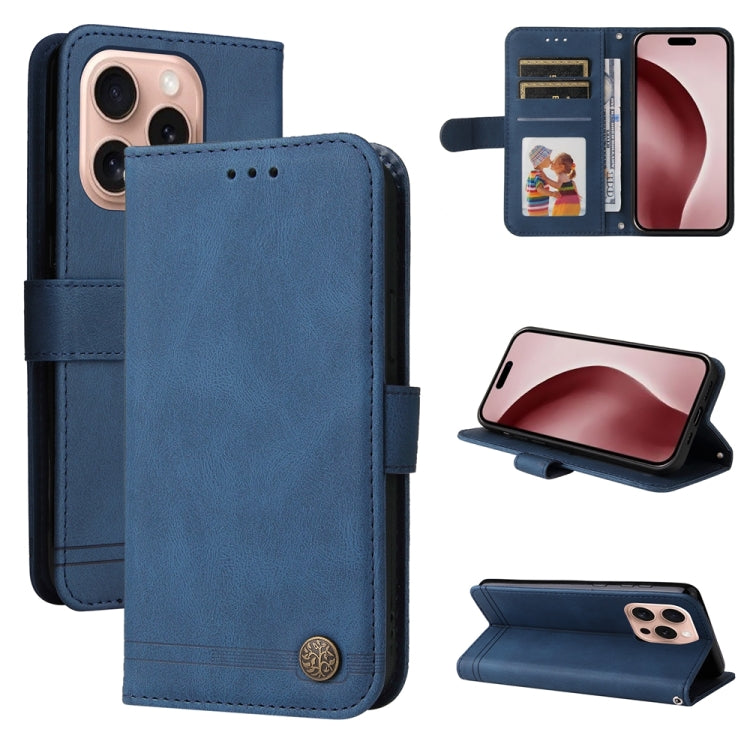 Skin Feel Life Tree Leather Phone Case