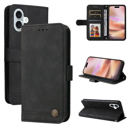 Skin Feel Life Tree Leather Phone Case