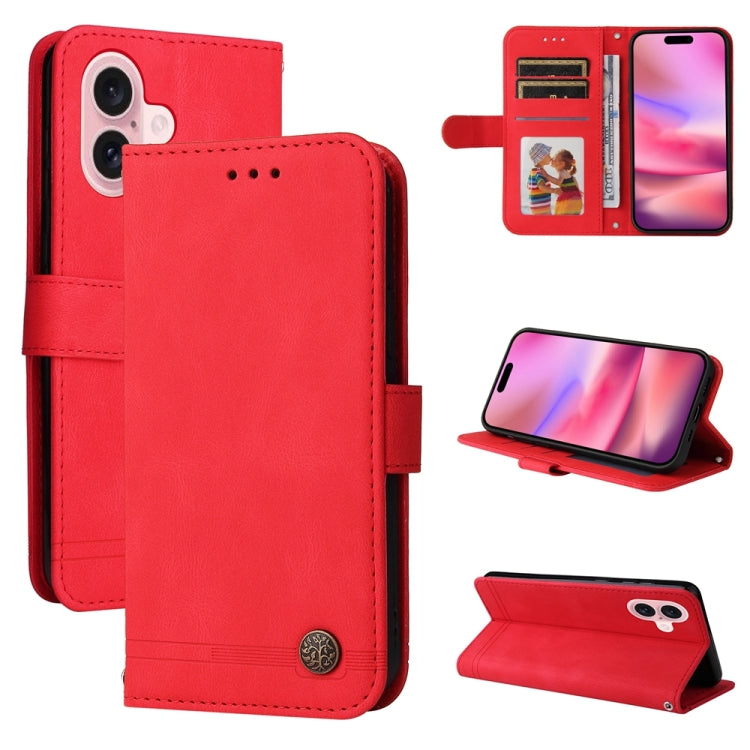 Skin Feel Life Tree Leather Phone Case