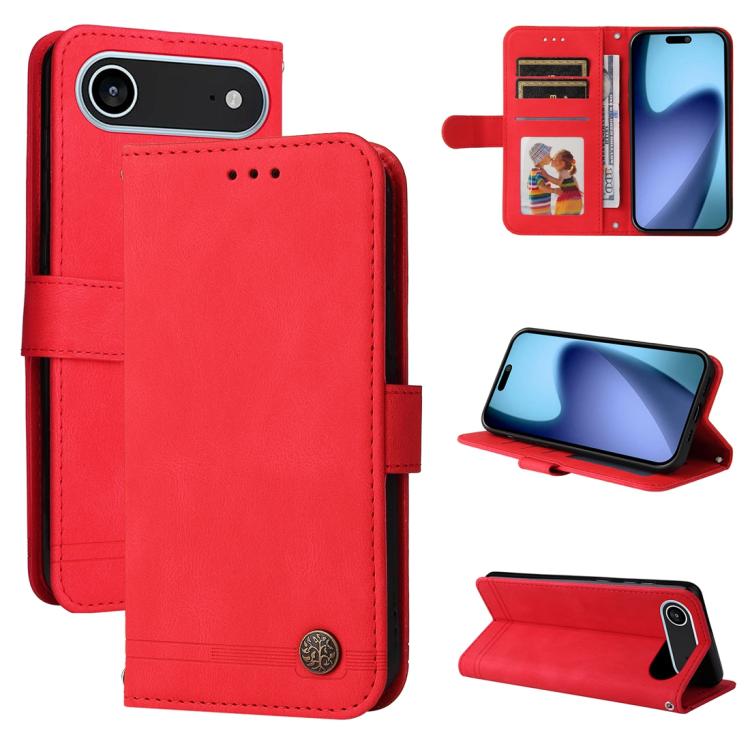 Skin Feel Life Tree Leather Phone Case