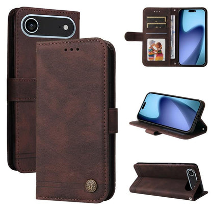 Skin Feel Life Tree Leather Phone Case