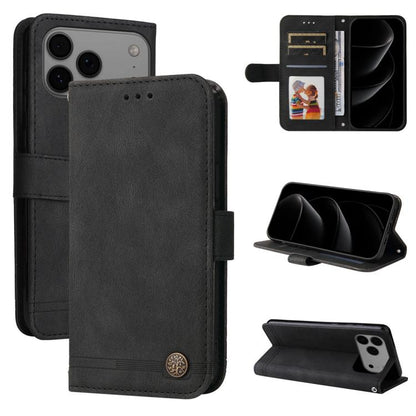 Skin Feel Life Tree Leather Phone Case
