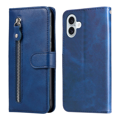 Fashion Calf Texture Zipper Leather Phone Case