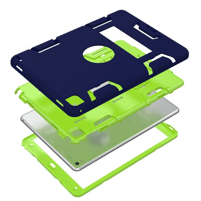 Shockproof PC + Silicone Protective Case，with Holder, For iPad 9.7(2017)