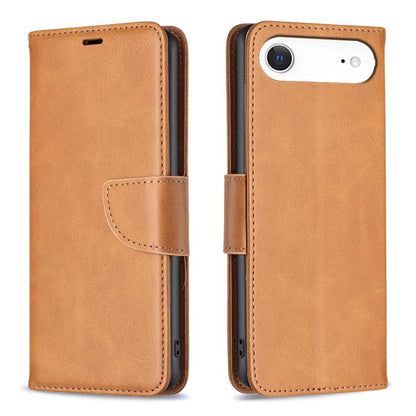 Lambskin Texture Pure Color Flip Leather Phone Case