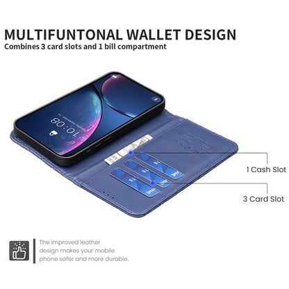 Diamond Lattice Wallet Flip Leather Phone Case