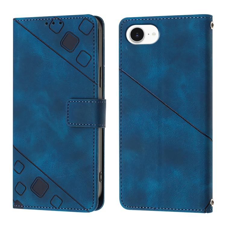 Skin-feel Embossed Leather Phone Case