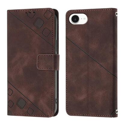Skin-feel Embossed Leather Phone Case