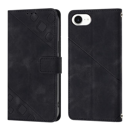 Skin-feel Embossed Leather Phone Case