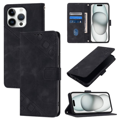 Skin-feel Embossed Leather Phone Case