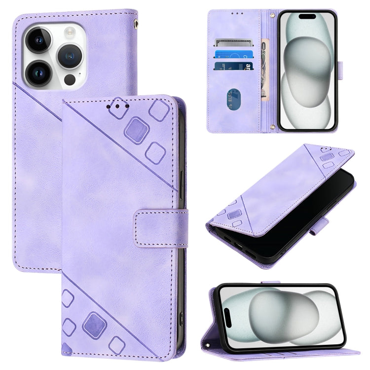 Skin-feel Embossed Leather Phone Case