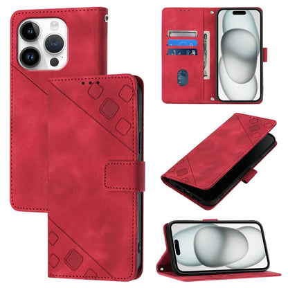 Skin-feel Embossed Leather Phone Case