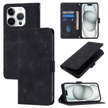 Skin-feel Embossed Leather Phone Case