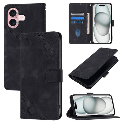 Skin-feel Embossed Leather Phone Case