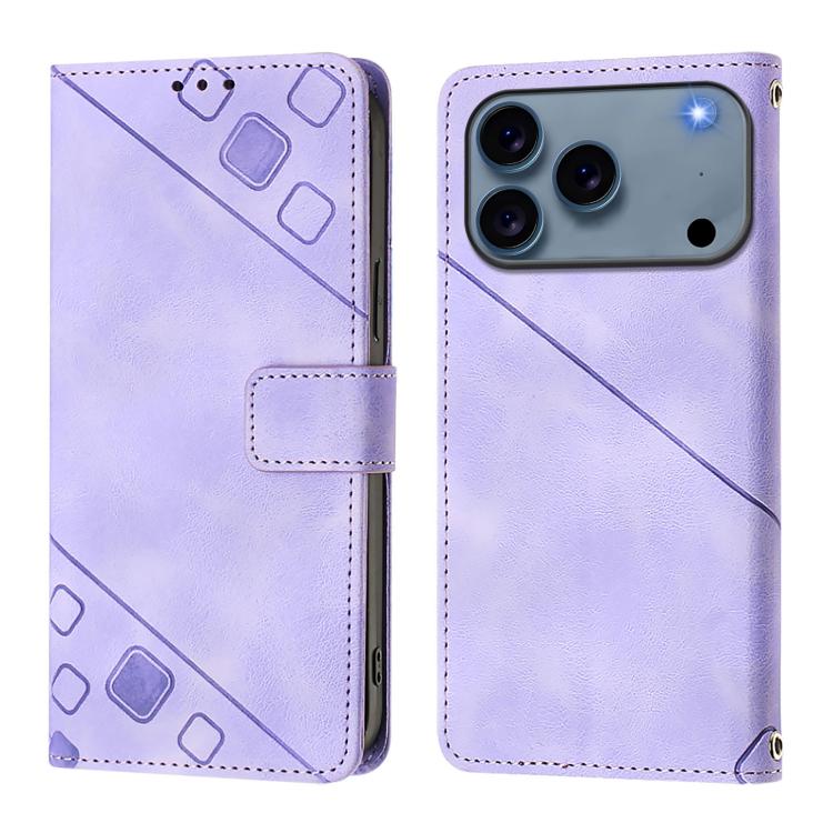 Skin-feel Embossed Leather Phone Case