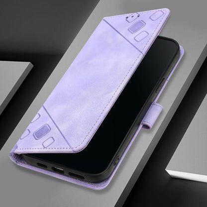 Skin-feel Embossed Leather Phone Case