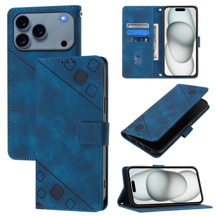 Skin-feel Embossed Leather Phone Case