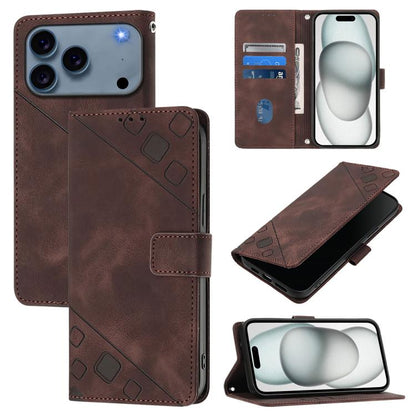 Skin-feel Embossed Leather Phone Case
