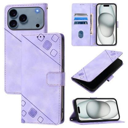 Skin-feel Embossed Leather Phone Case