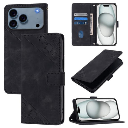 Skin-feel Embossed Leather Phone Case
