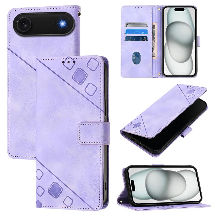 Skin-feel Embossed Leather Phone Case
