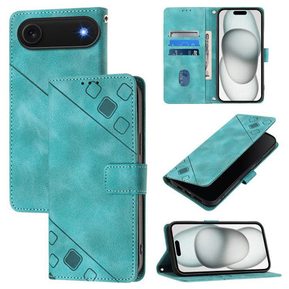 Skin-feel Embossed Leather Phone Case
