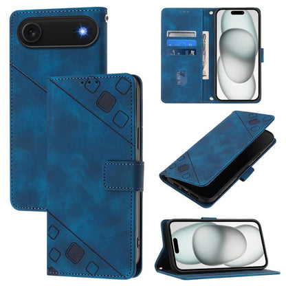Skin-feel Embossed Leather Phone Case