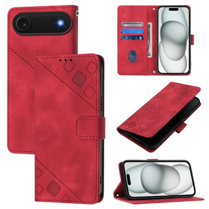 Skin-feel Embossed Leather Phone Case