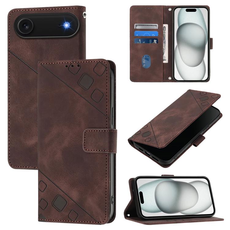 Skin-feel Embossed Leather Phone Case