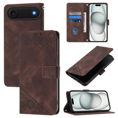 Skin-feel Embossed Leather Phone Case