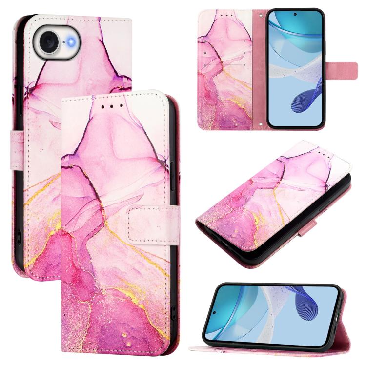 PT003 Marble Pattern Flip Leather Phone Case