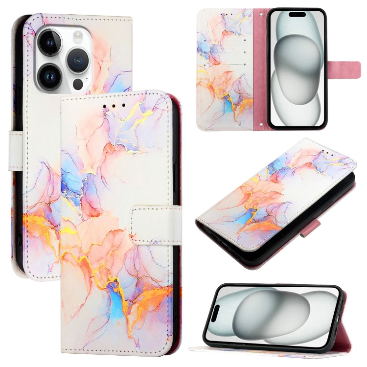 PT003 Marble Pattern Flip Leather Phone Case