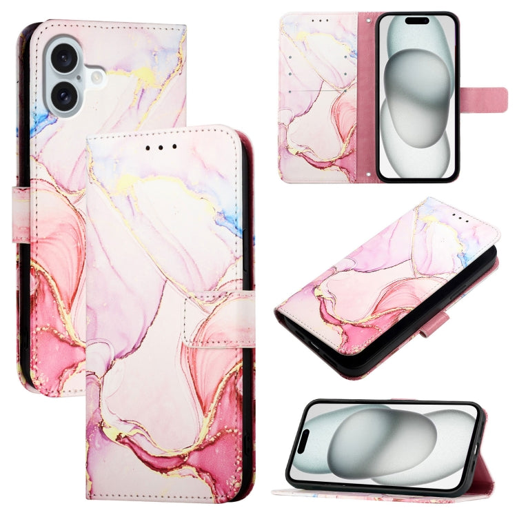 PT003 Marble Pattern Flip Leather Phone Case