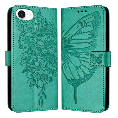 Embossed Butterfly Leather Phone Case