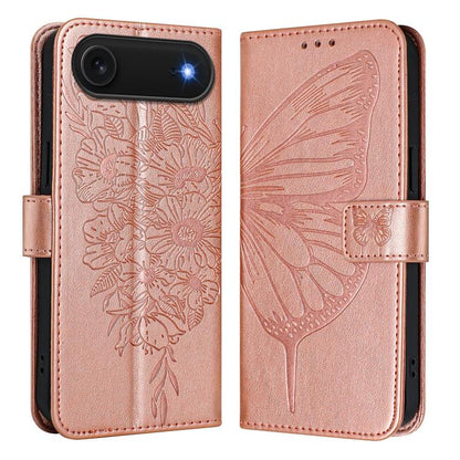 Embossed Butterfly Leather Phone Case