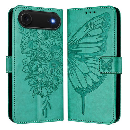 Embossed Butterfly Leather Phone Case