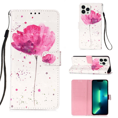 3D Painting Horizontal Flip Leather Phone Case