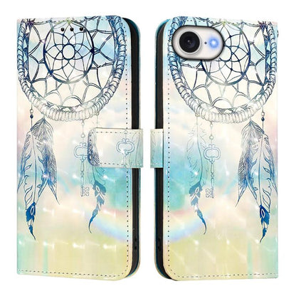 3D Painting Horizontal Flip Leather Phone Case