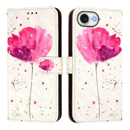 3D Painting Horizontal Flip Leather Phone Case