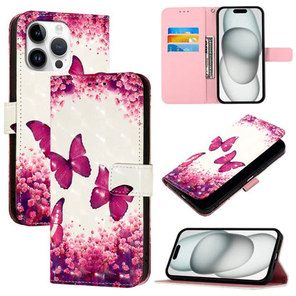 3D Painting Horizontal Flip Leather Phone Case