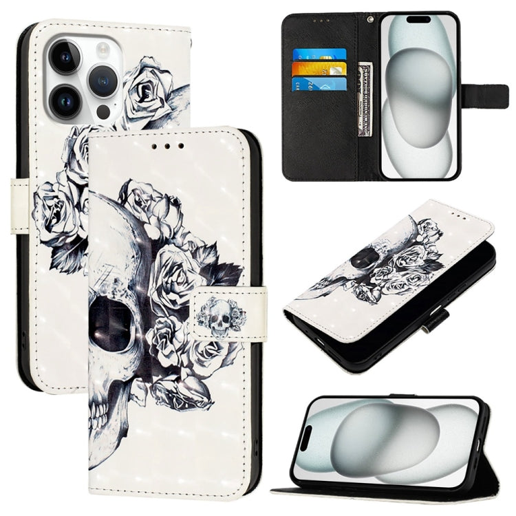 3D Painting Horizontal Flip Leather Phone Case