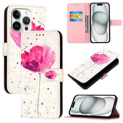 3D Painting Horizontal Flip Leather Phone Case