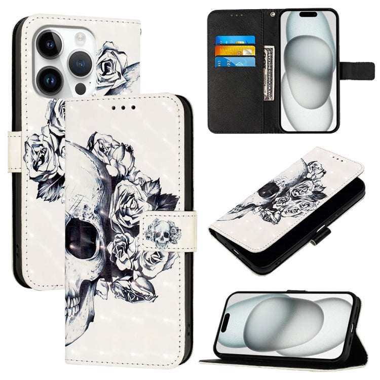 3D Painting Horizontal Flip Leather Phone Case
