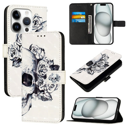 3D Painting Horizontal Flip Leather Phone Case